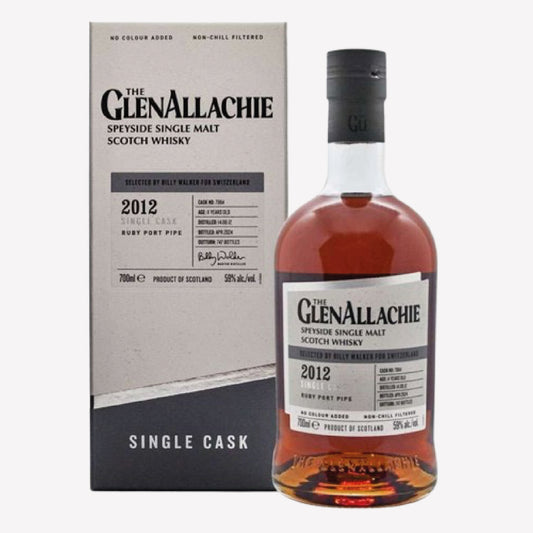 GLENALLACHIE 2012 11 YEAR OLD RUBY PORT PIPE CASK 7964