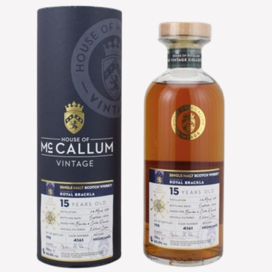 HOUSE OF MCCALLUM ROYAL BRACKLA 15 YEARS