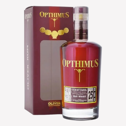 Opthimus 25 Jahre Malt Whisky Barrel Rum – Produktbild Whisky bei Christoffel Spirit Davos