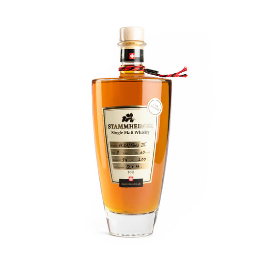 Stammheimer Single Malt Whisky - 10 Jährig - FASSSTÄRKE - Schweizer Single Malt
