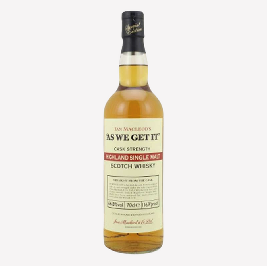 AS WE GET IT - HIGHLAND SINGLE MALT