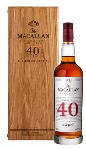 The Macallan 40 YEARS OLD THE RED COLLECTION 2020 – Produktbild Whisky bei Christoffel Spirit Davos