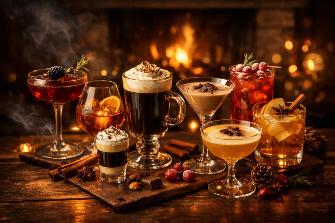 9 Likör Cocktails für Winterabende