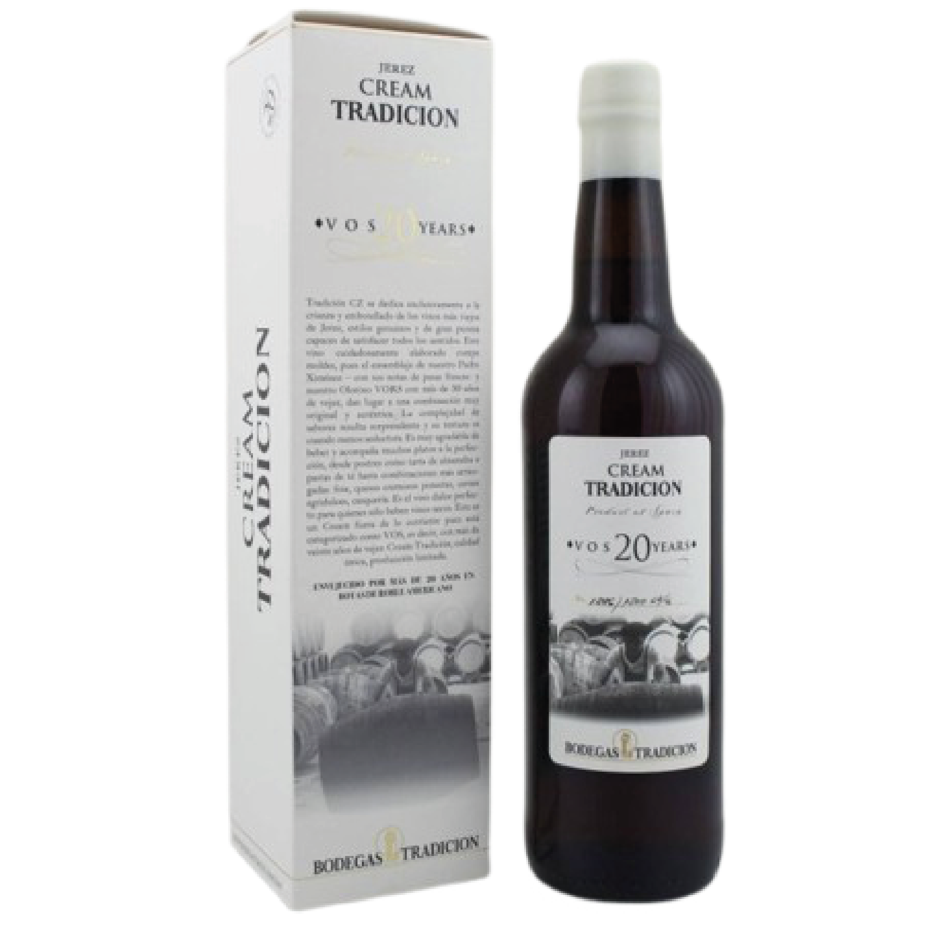 Bodegas Tradición - Cream V.O.S. 20 Years - Jerez Sherry – Produktbild Portwein bei Christoffel Spirit Davos