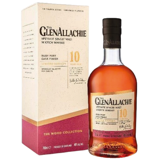 GLENALLACHIE 10 years old Limited Edition Ruby Port Cask Finish