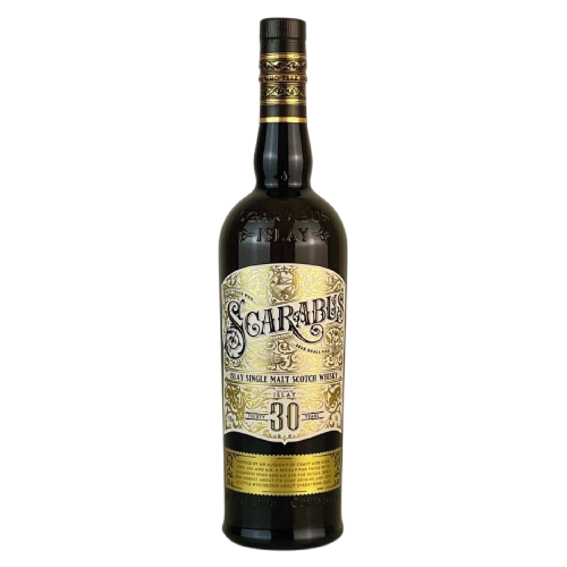 Scarabus 30 Years - Islay Single Malt - Hunter Laing – Produktbild Whisky bei Christoffel Spirit Davos