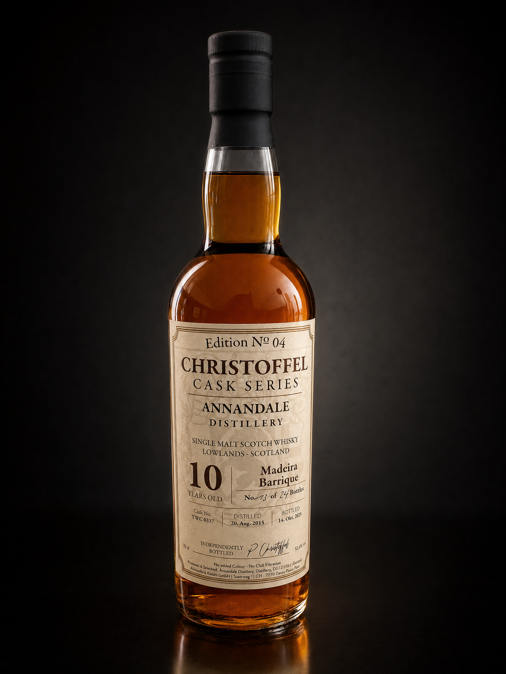 Annandale 10 Years Old - Madeira Barrique - Christoffel Cask Series No. 4 - Single Malt Scotch Whisky