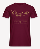 Männer Bio - T - Shirt mit gerollten Ärmeln - Christoffel Rötali