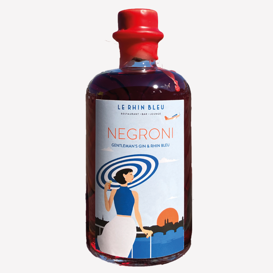 NEGRONI RHIN BLEU x GENTLEMAN‘ S GIN