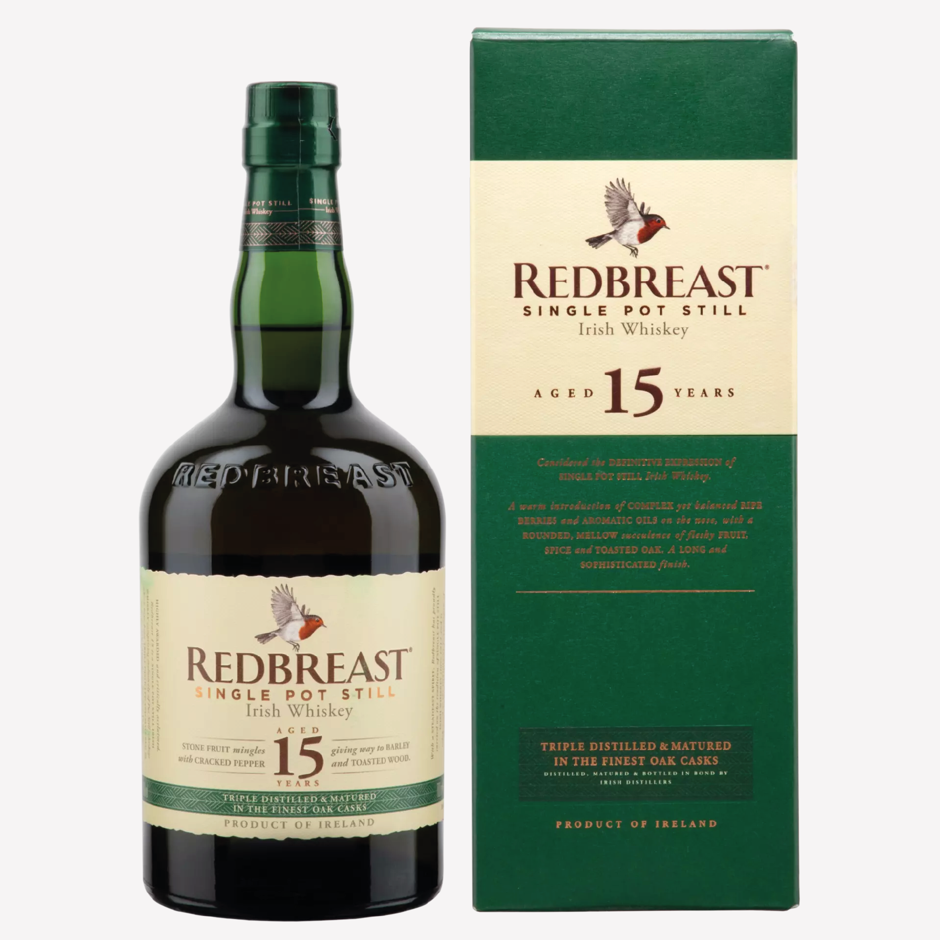 REDBREAST 15 Years Old - Single Pot Still