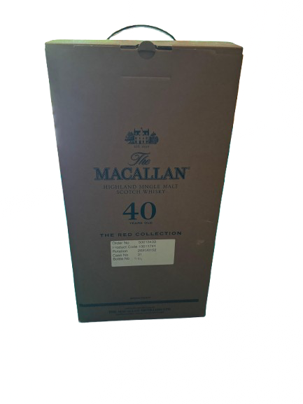 The Macallan 40 YEARS OLD THE RED COLLECTION 2020
