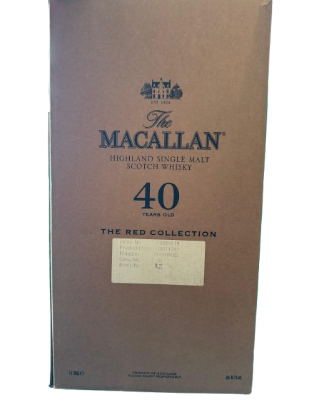 The Macallan 40 YEARS OLD THE RED COLLECTION 2020