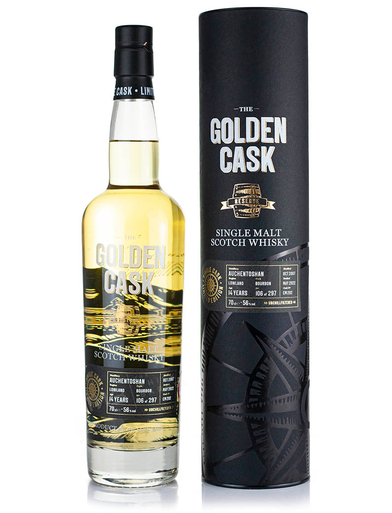 Auchentoshan 2007 – 14 Years Old – The Golden Cask
