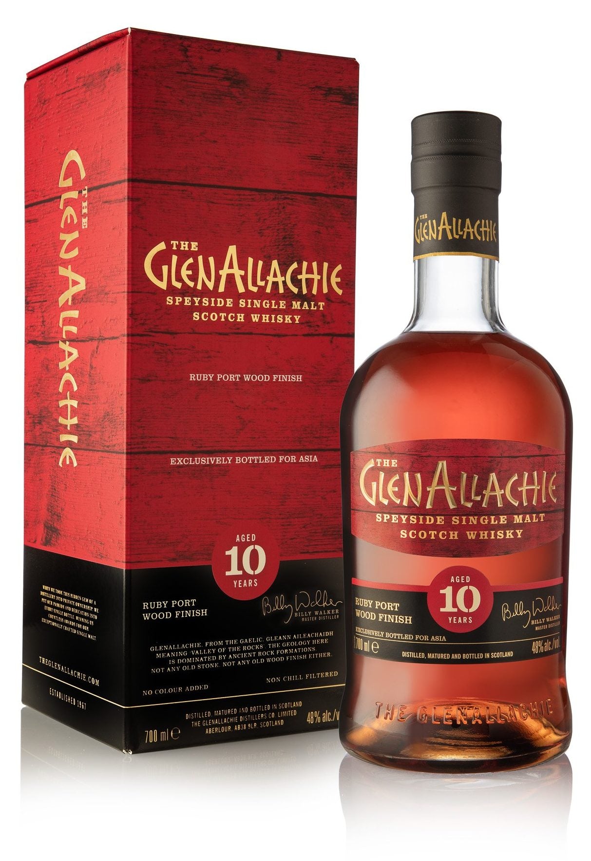 GlenAllachie 10 Years Port Wood Finish